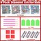 4 Packs Christmas Cute Animals Diamond Painting Kits Without Frame - 6x6 Inch